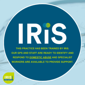 IRiS trained staff available to identify and respond to domestic abuse