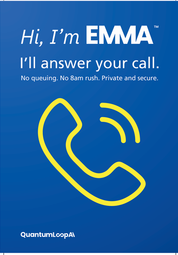 Emma the AI receptionist may answer your call